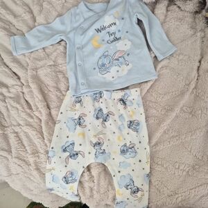 Disney Baby Stitch Outfit with Star Print